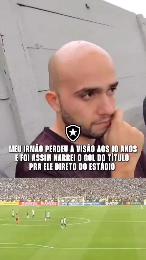 Isso aqui é emocionante DEMAIS! Que momento lindo. Arrepiante! #Botafogo